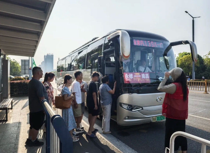 九江長運(yùn)：票價(jià)5元！永修至南昌139城際公交新線路正式開通！